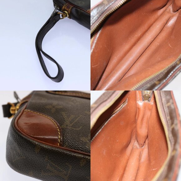 LOUIS VUITTON Monogram Marly Dragonne GM Clutch Bag M51825 LV Auth 70474 - Picture 14 of 14